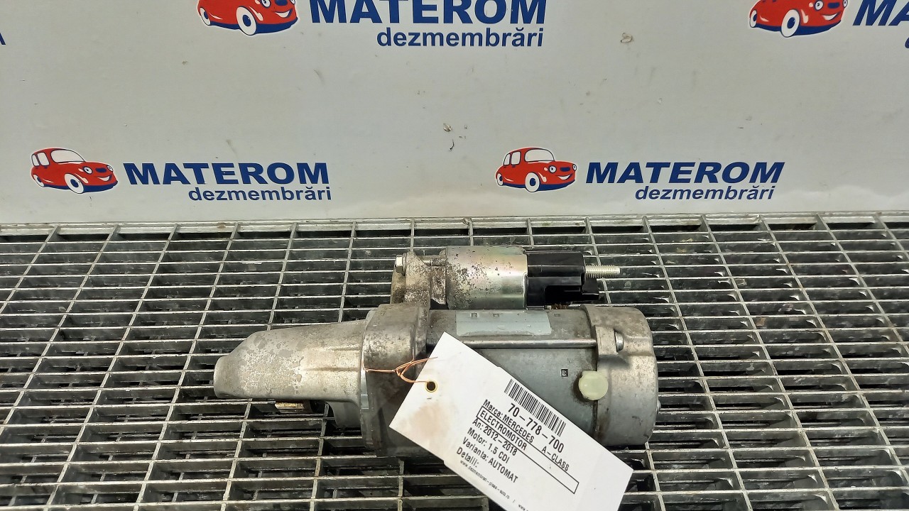 ELECTROMOTOR MERCEDES A-CLASS 1.5 CDI - 