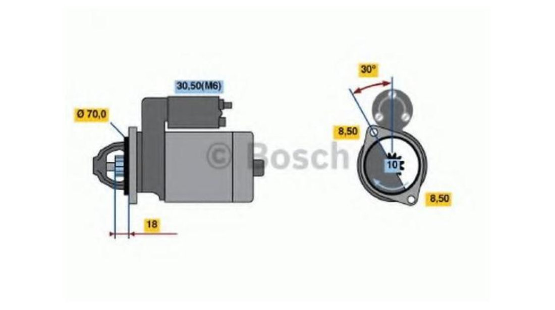 Electromotor Mercedes A-CLASS (W169) 2004-2012 #2 0001108217