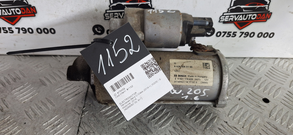 Electromotor Mercedes-Benz C-Class (2014->) [W205] 1.6 Motorina 2014, A6269060100 / 6+1