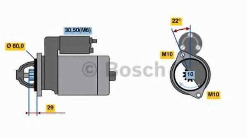 Electromotor MERCEDES-BENZ CLS Shooting Brake (X218) BOSCH 0 986 021 320