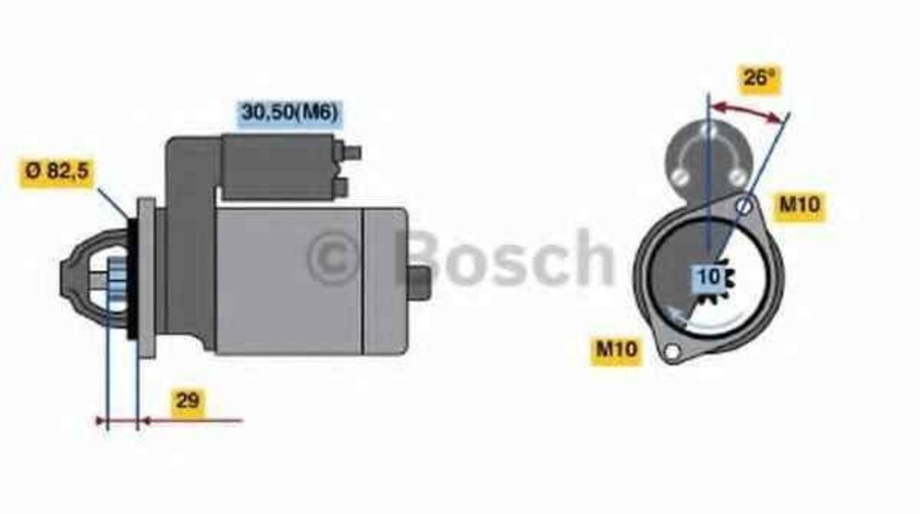 Electromotor MERCEDES-BENZ E-CLASS (W211) BOSCH 0 986 018 270