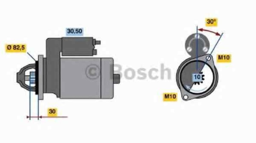 Electromotor MERCEDES-BENZ G-CLASS Cabrio (W463) BOSCH 0 986 013 390