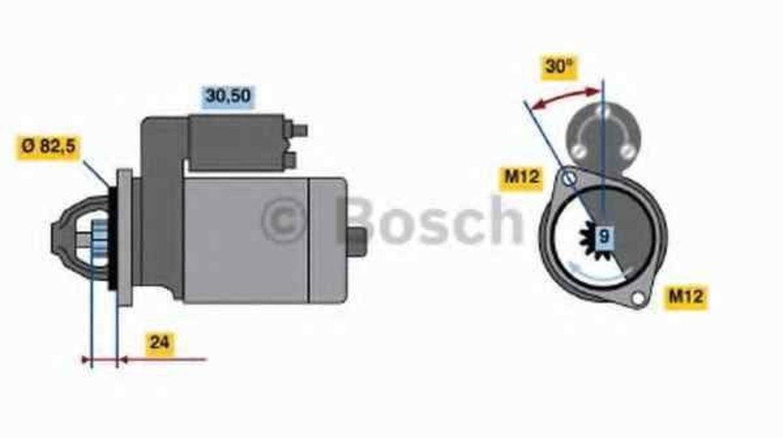 Electromotor MERCEDES-BENZ G-CLASS (W460) BOSCH 0 986 011 150