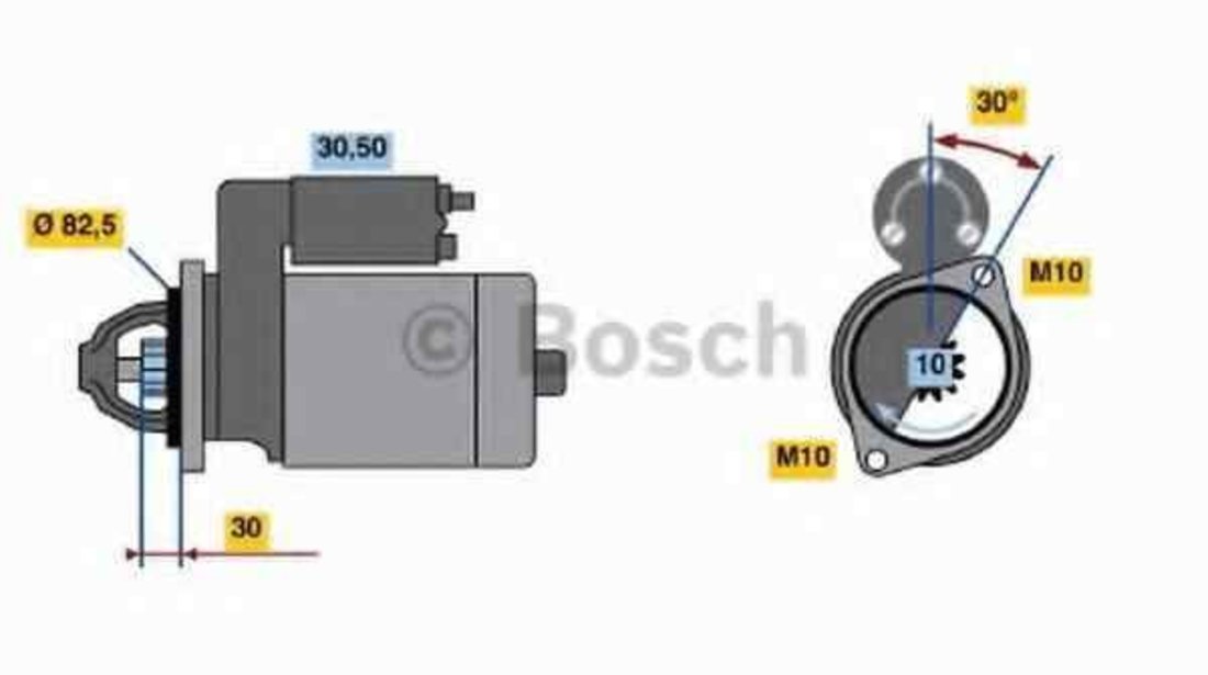 Electromotor MERCEDES-BENZ G-CLASS (W463) BOSCH 0 986 013 390