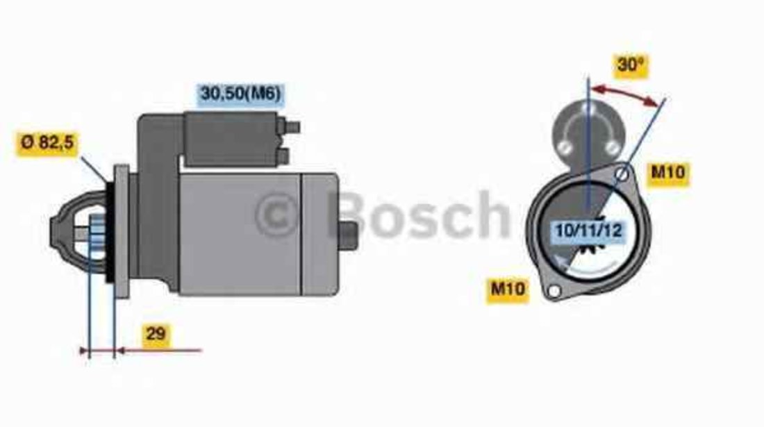 Electromotor MERCEDES-BENZ SPRINTER 4-t bus 904 BOSCH 0 986 017 260