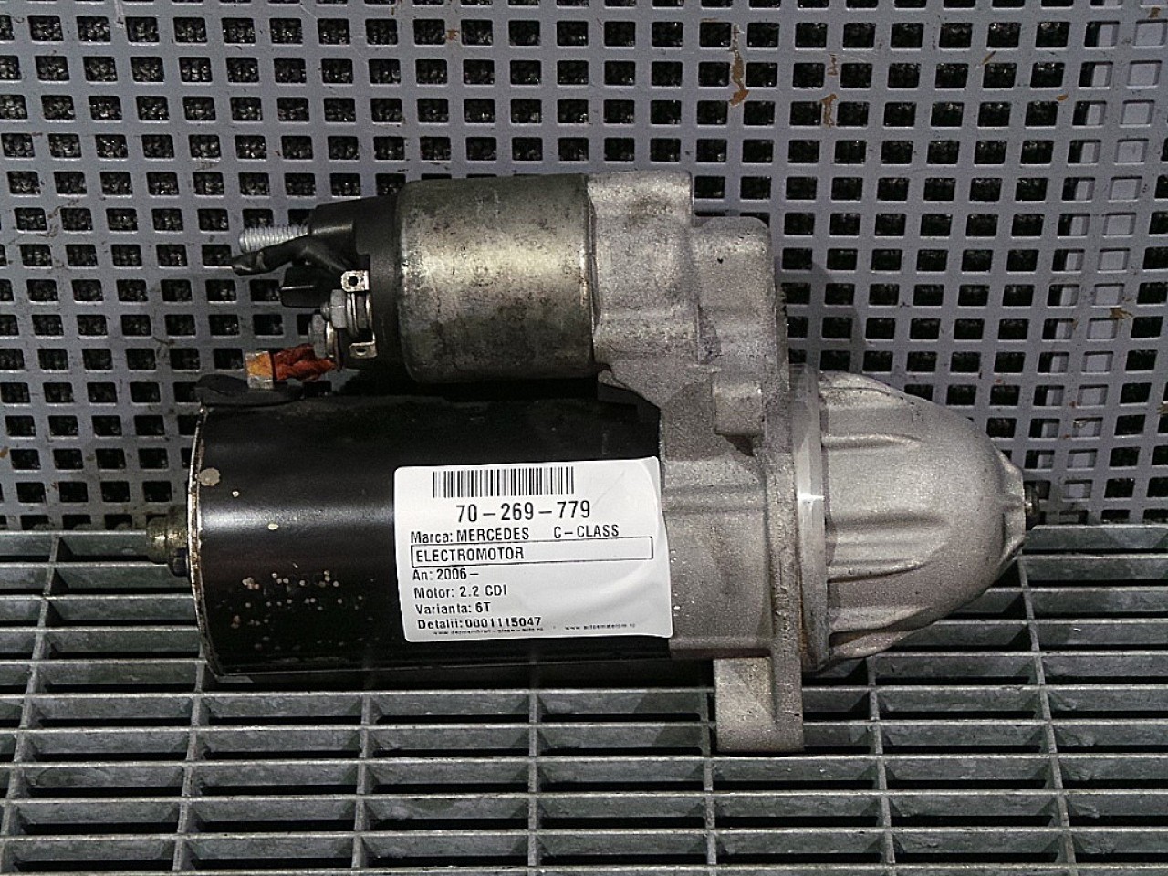 ELECTROMOTOR MERCEDES C-CLASS 2.2 CDI - (2007 2014)