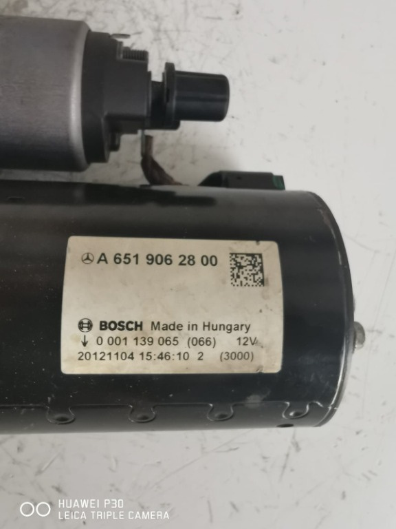 Electromotor MERCEDES E-CLASS W212 / 2.2 CDI / An 2008-2018 / COD - A6519062800