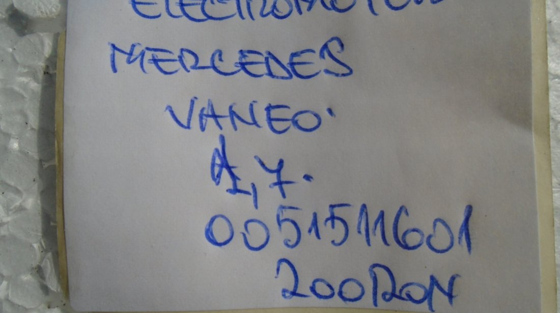 Electromotor mercedes vaneo 1.7 cod 0051511601