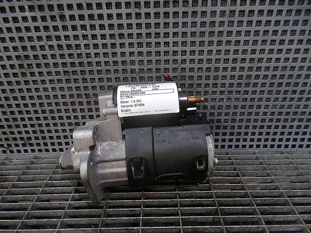 ELECTROMOTOR NISSAN JUKE 1.5 DCI - (2010 2014)