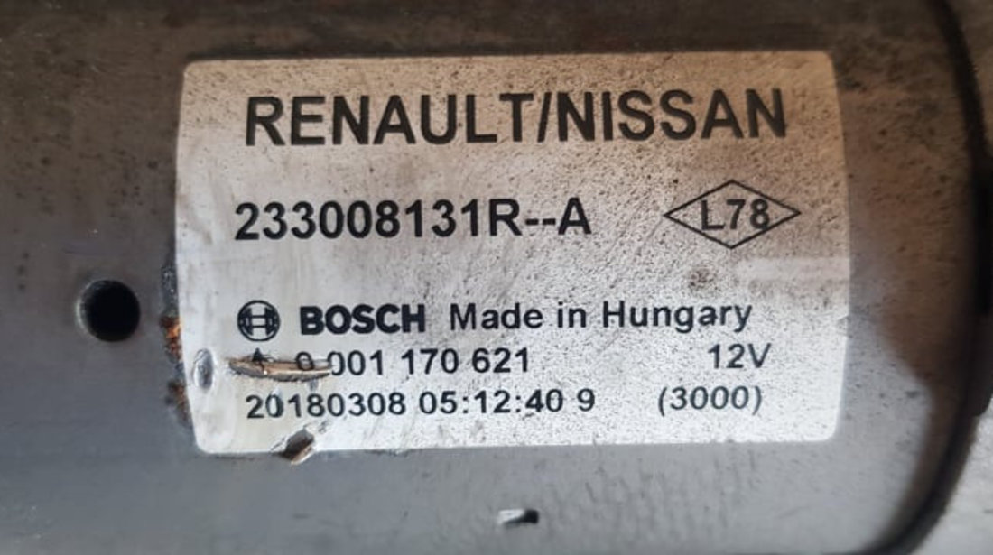 Electromotor NISSAN Qashqai II 1.6 dCi 131 CP cod 233008131R