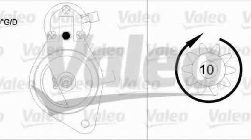 Electromotor OPEL ASTRA G hatchback F48 F08 VALEO 458169