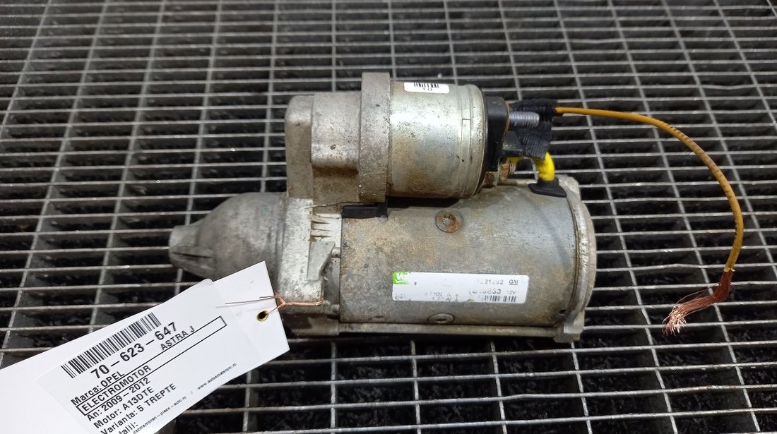 ELECTROMOTOR OPEL ASTRA J ASTRA J A13DTE - (2009 2012)
