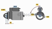 Electromotor OPEL COMBO 71 Producator BOSCH 0 986 ...