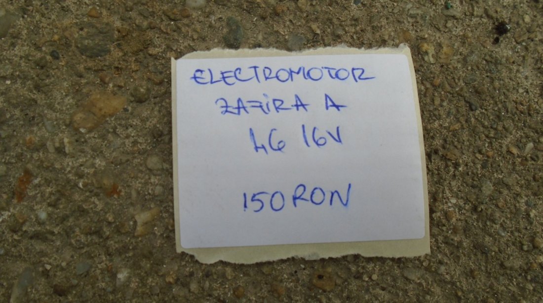 Electromotor opel zafira a 1.6 16valve