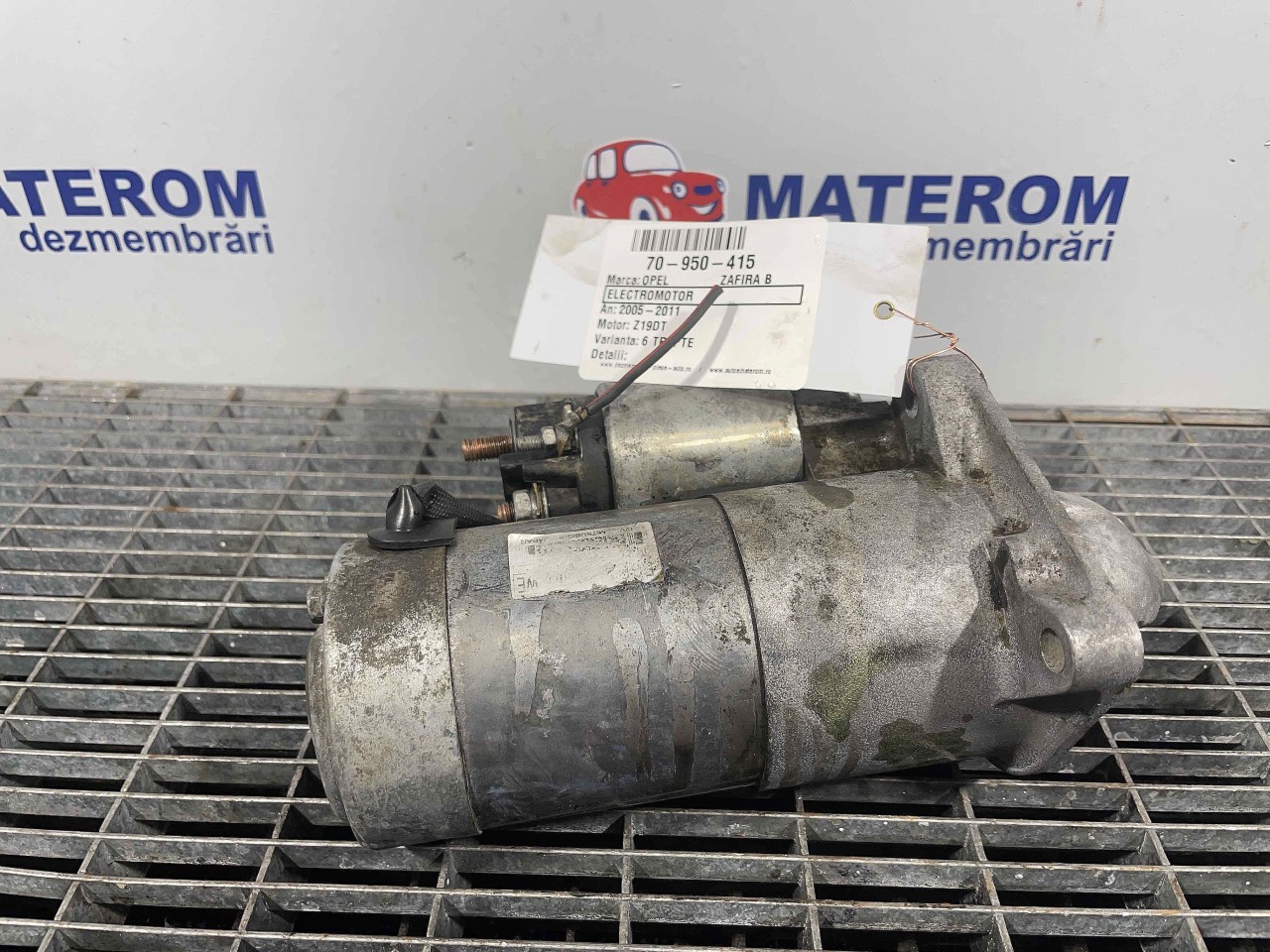 ELECTROMOTOR OPEL ZAFIRA B ZAFIRA B Z19DT - (2005 2011)