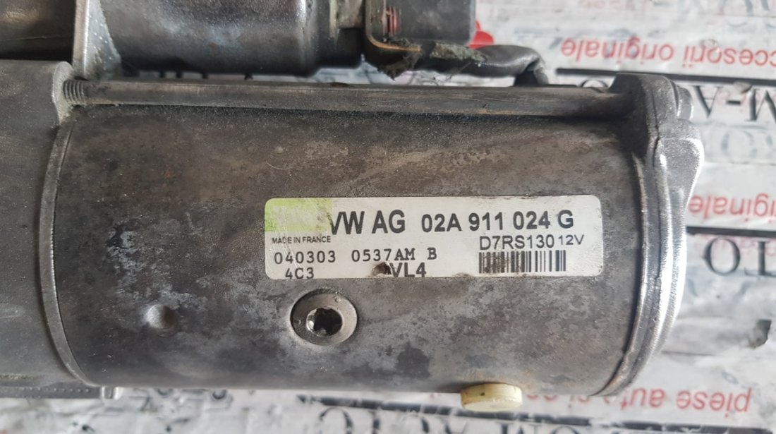 Electromotor original Valeo Audi A2 8Z 1.4TDi 75/90cp 02a911024g