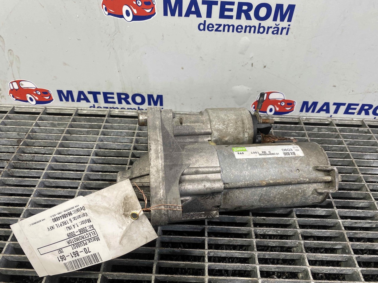 ELECTROMOTOR PEUGEOT 207 207 1.4 INJ - (2006 2009)