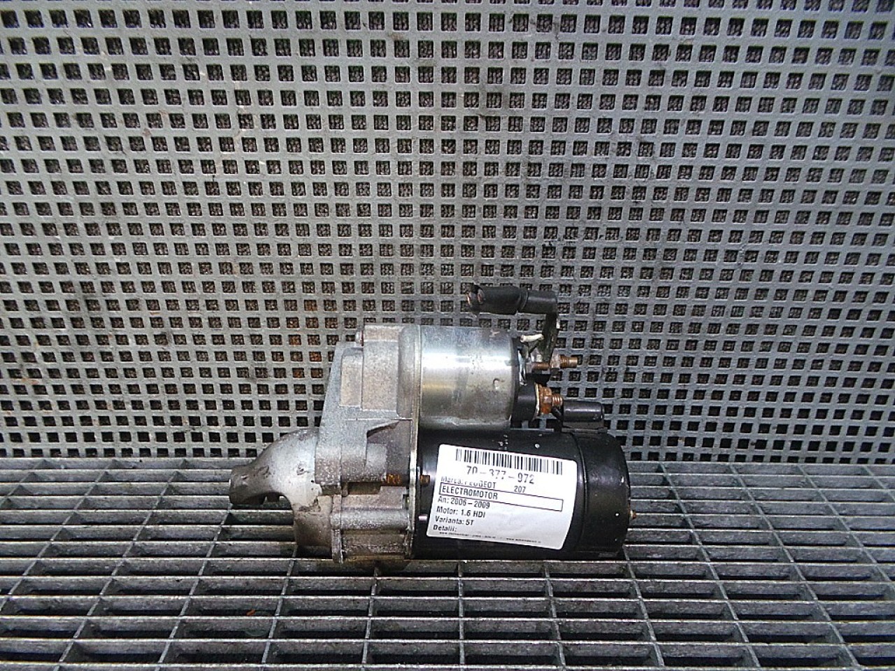 ELECTROMOTOR PEUGEOT 207 207 1.6 HDI - (2006 2009)
