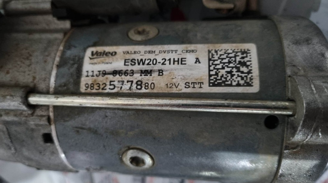 Electromotor Peugeot 3008 II 1.5 BlueHDi 131cp cod piesa : 9832577880