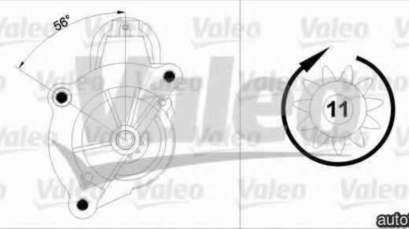 Electromotor PEUGEOT 3008 VALEO 458180