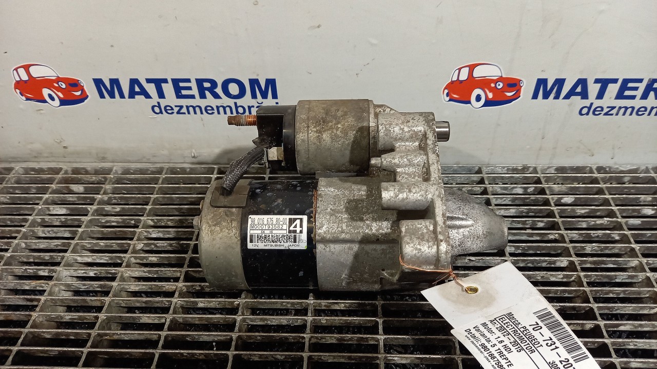 ELECTROMOTOR PEUGEOT 308 1.6 HDI - (2012 2015)