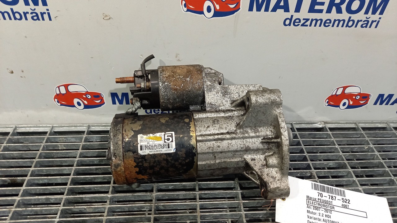 ELECTROMOTOR PEUGEOT 4007 2.2 HDI - (2007 2012)