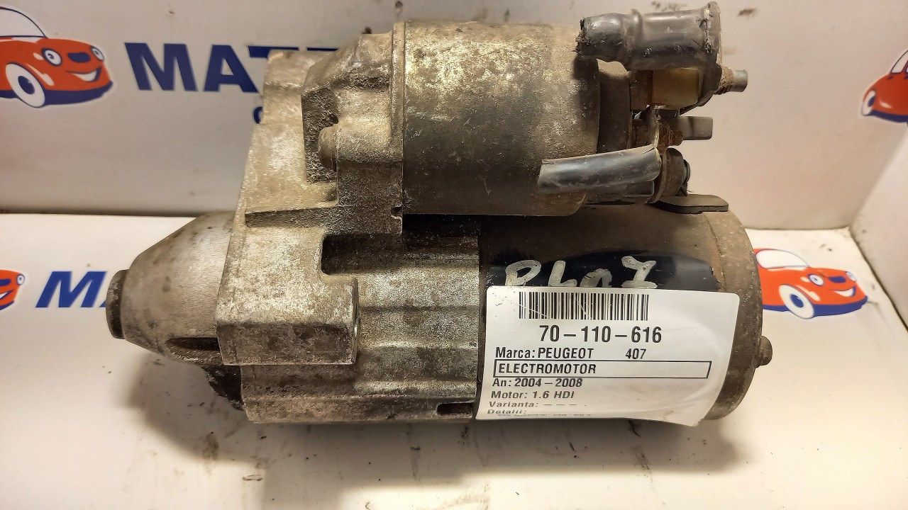 ELECTROMOTOR PEUGEOT 407 1.6 HDI - (2004