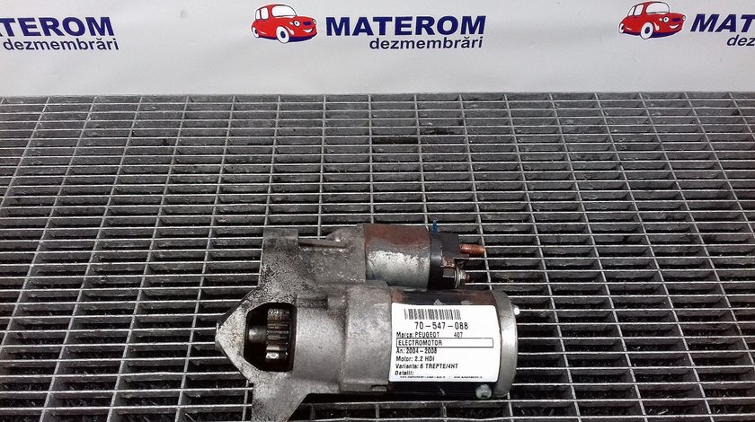 ELECTROMOTOR PEUGEOT 407 407 2.2 HDI - (2004 2008)