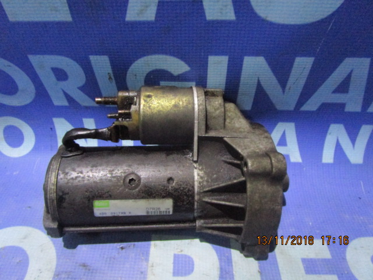 Electromotor Peugeot 807 2.0hdi; 6D00917MB