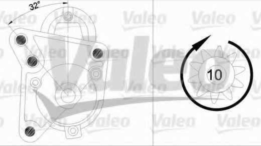 Electromotor RENAULT 19 II Cabriolet D53 853 VALEO 455738
