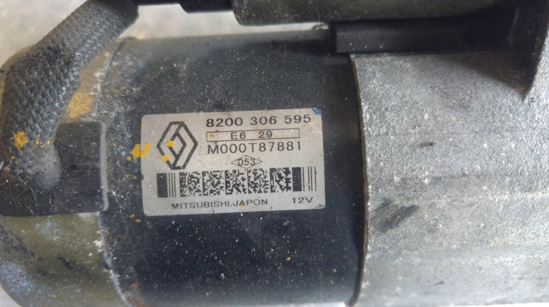 Electromotor renault clio 3 1.5 dci k9k 2005-2017 8200306595