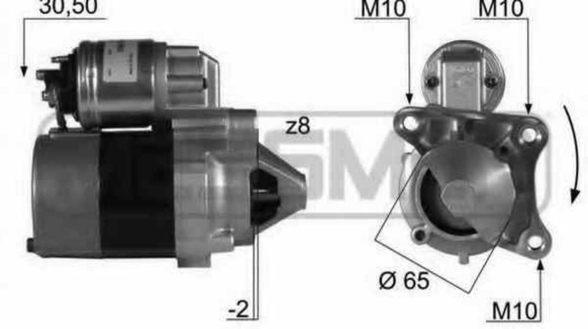 Electromotor RENAULT CLIO II BB0/1/2 CB0/1/2 ERA 220023