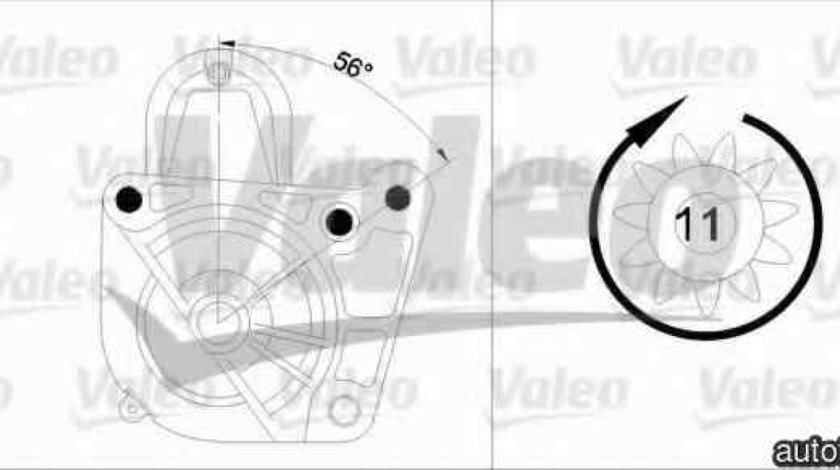 Electromotor RENAULT CLIO III BR0/1 CR0/1 VALEO 455971