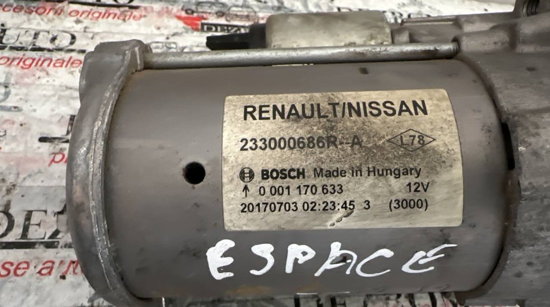 Electromotor Renault Kadjar (HL_) 1.6 dCi 130 cai cod: 233000686R