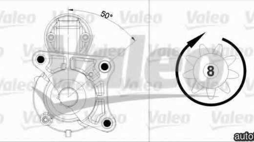 Electromotor RENAULT KANGOO KC0/1 VALEO 458179