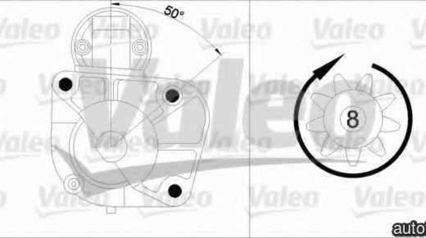 Electromotor RENAULT LAGUNA I B56 556 VALEO 455876