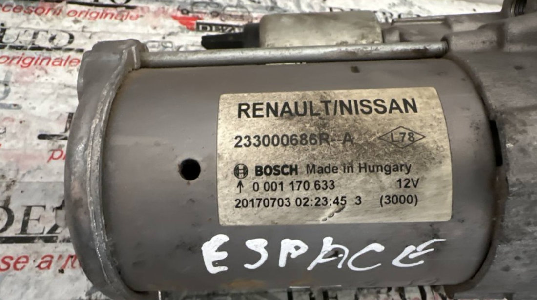 Electromotor Renault Megane IV Sedan 1.6 dCi 130 cai cod: 233000686R