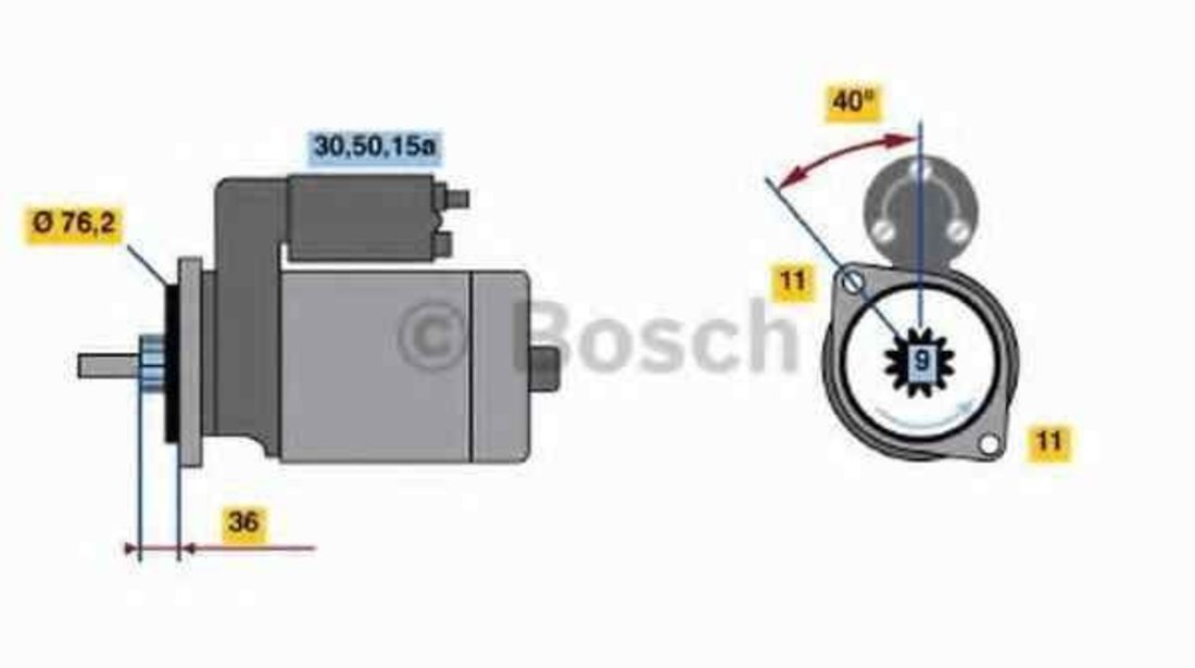 Electromotor SEAT CORDOBA (6K1, 6K2) BOSCH 0 986 018 200