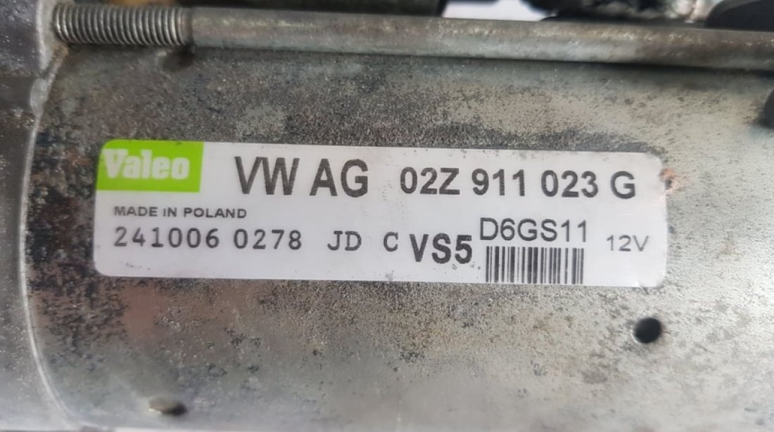 Electromotor Skoda Fabia 2 benzina 02z911023g