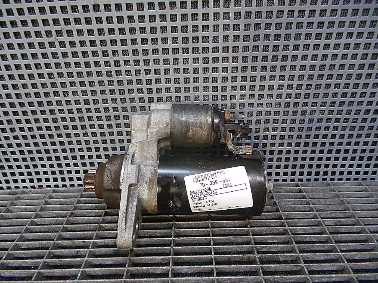 ELECTROMOTOR SKODA FABIA FABIA 1.4 TDI - (2007 2010)