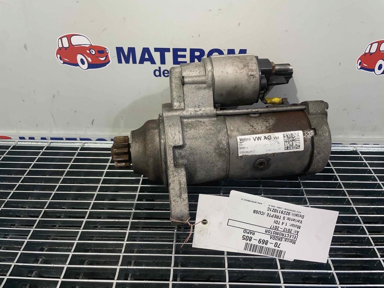 ELECTROMOTOR SKODA RAPID RAPID 1.4 TDI - (2012 2017)
