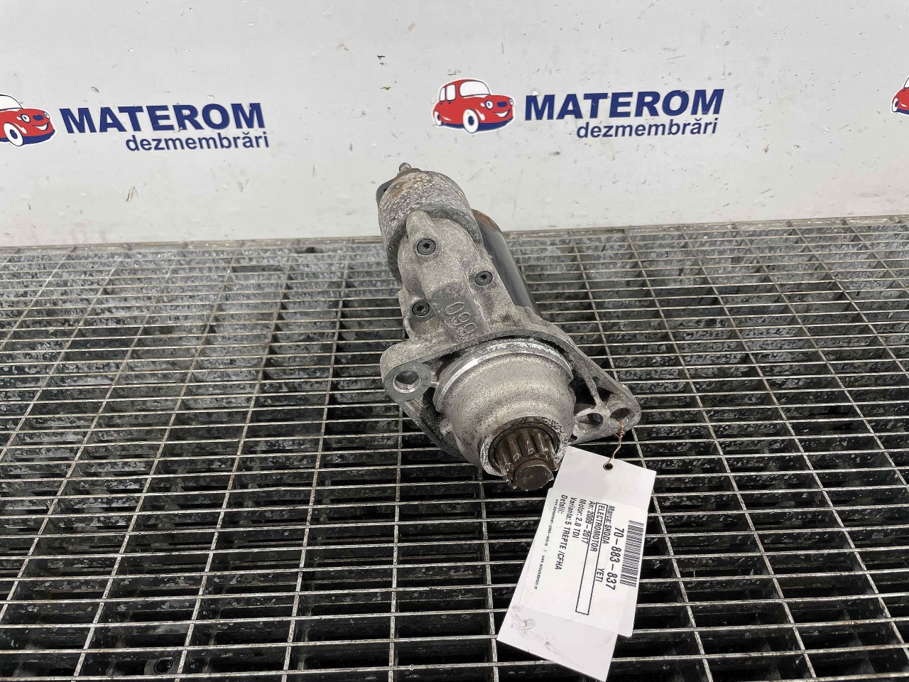 ELECTROMOTOR SKODA YETI 2.0 TDI - (2009 2017)