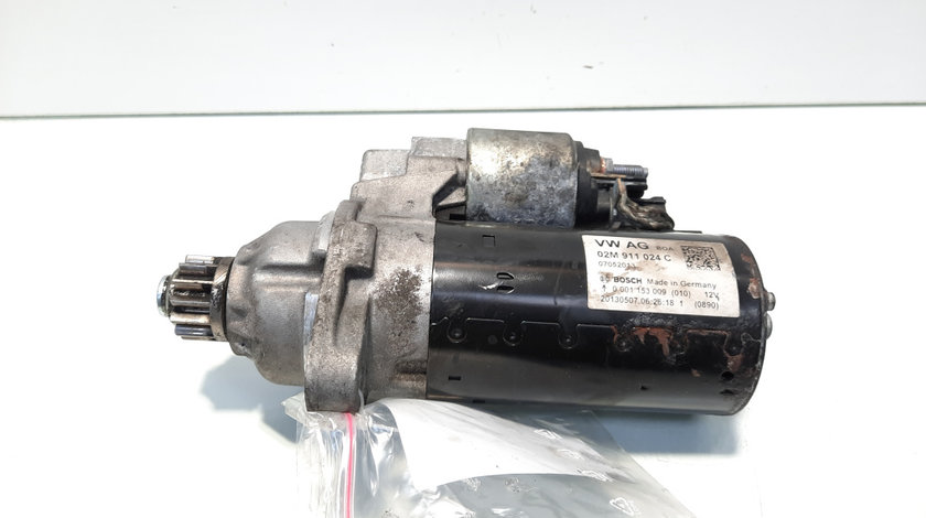 Electromotor Start-Stop, cod 02M911024C, Vw Golf 6 (5K1) 2.0 TDI, CFF, 6 vit man (id:544105)