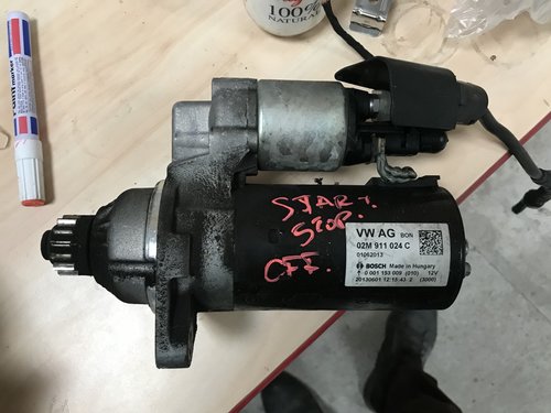 Electromotor Start & Stop Vw Tiguan 2.0 tdi 2011 2012 2013 2014