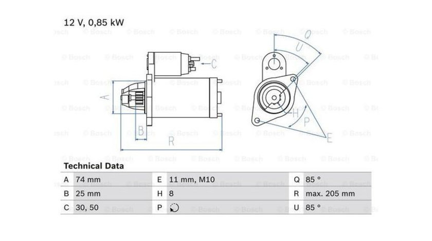 Electromotor Toyota YARIS/VITZ (SCP9_, NSP9_, KSP9_, NCP9_, ZSP9_) 2005-2016 #2 254265