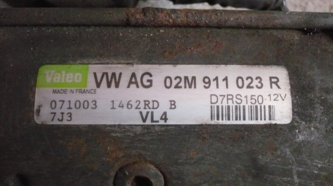 Electromotor Valeo 02M911023R Audi Skoda Vw Seat Diesel si Benzina