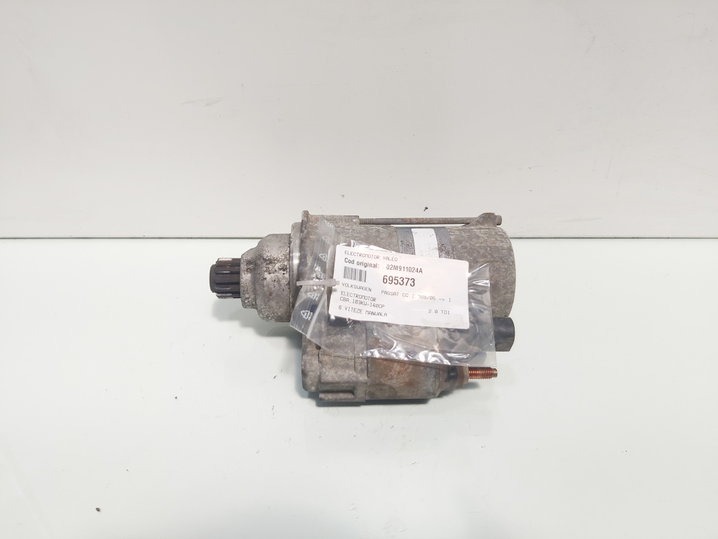 Electromotor Valeo, cod 02M911024A, VW Passat CC (357), 2.0 TDI, CBA (id:695373)