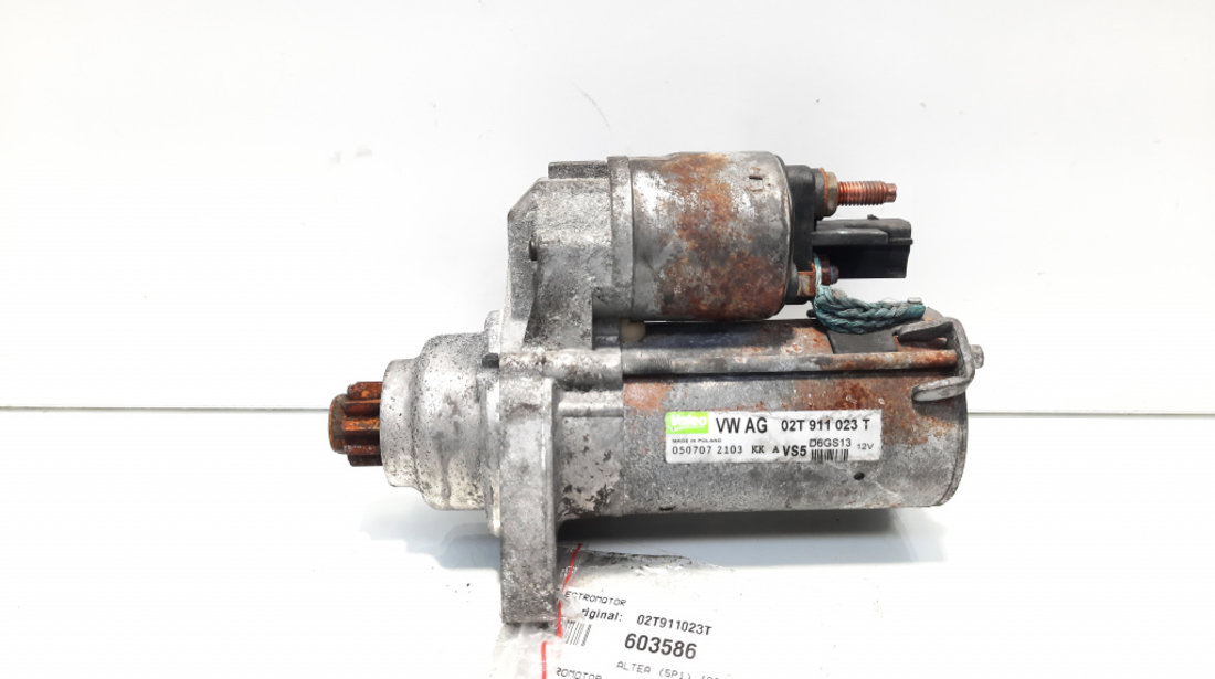 Electromotor Valeo, cod 02T911023T, Audi A3 Sportback (8PA) 1.6 benz, BSF, 5 vit man (idi:603586)