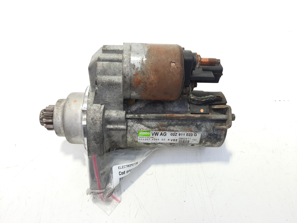 Electromotor Valeo, cod 02Z911023G, VW Eos (1F7, 1F8), 1.4 TSI, CAX, 6 vit man (idi:490769)