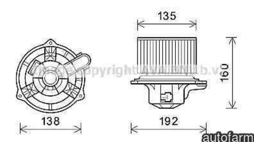 Electromotor, ventilatie interioara HYUNDAI i30 CW (FD) KIA U90113